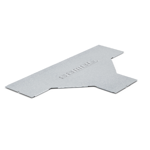 Tapa para unión tee escalera SMART Ancho 450 galvanizado en caliente